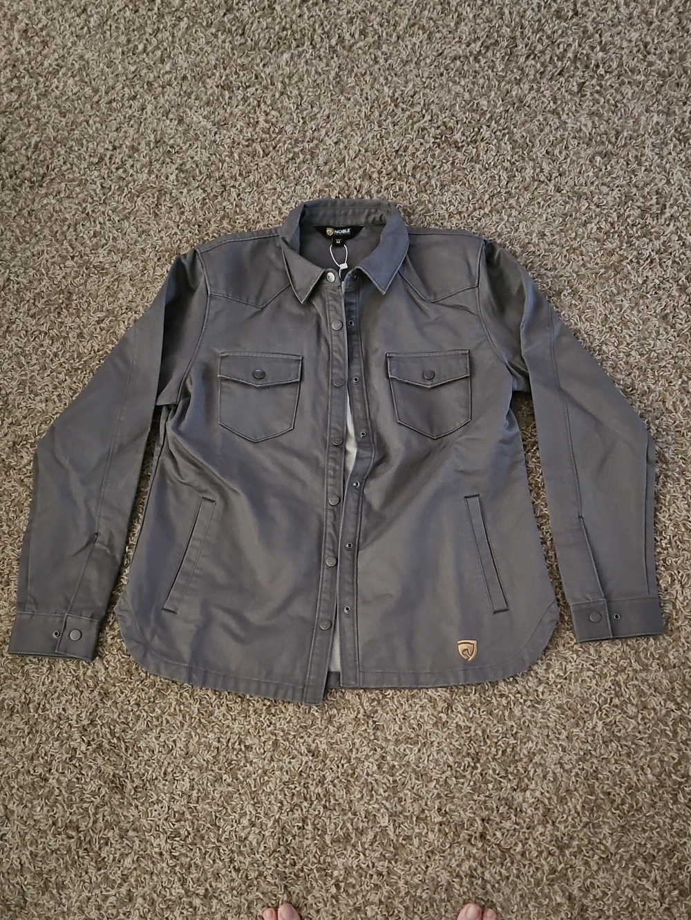 Shirt Jacket - Gray Women's